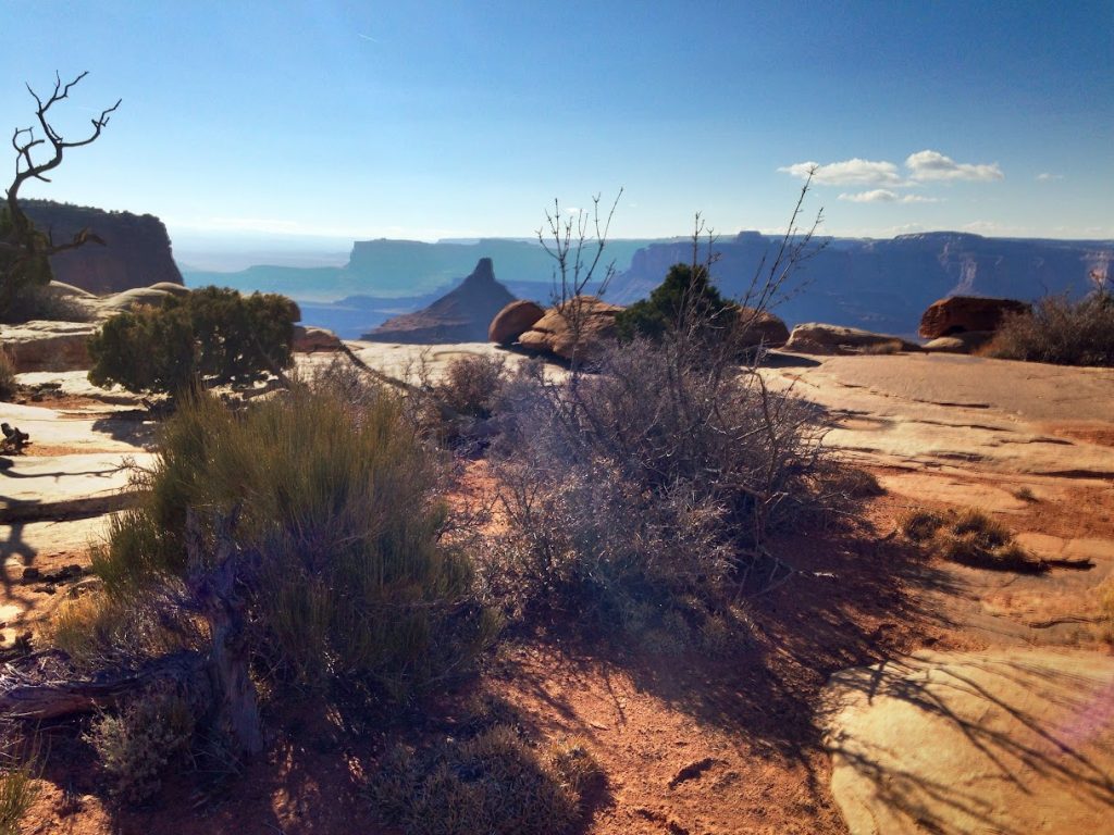 low angle canyon vistas