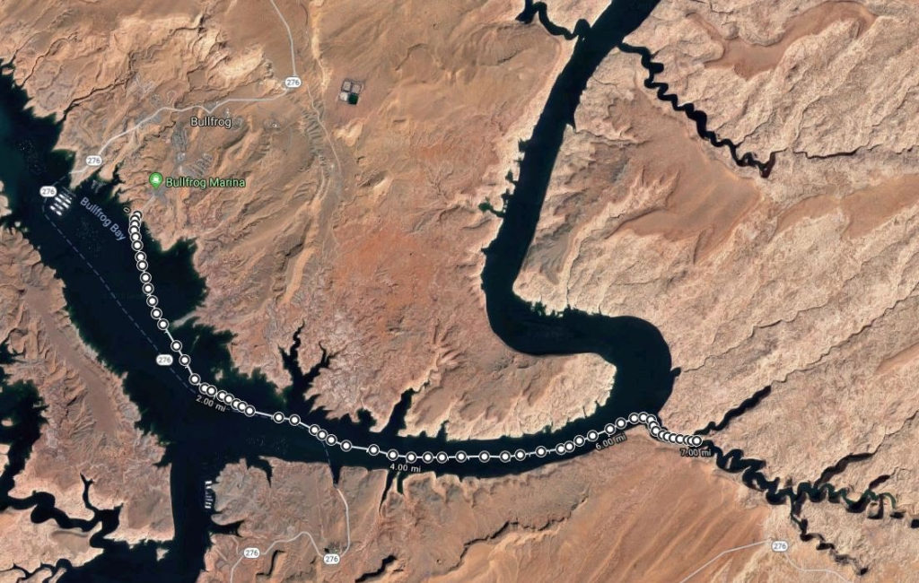 Lake Powell map