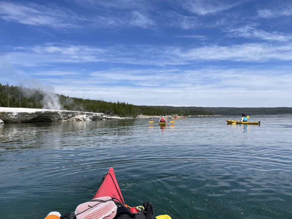 guided kayak tours in Yellowstone