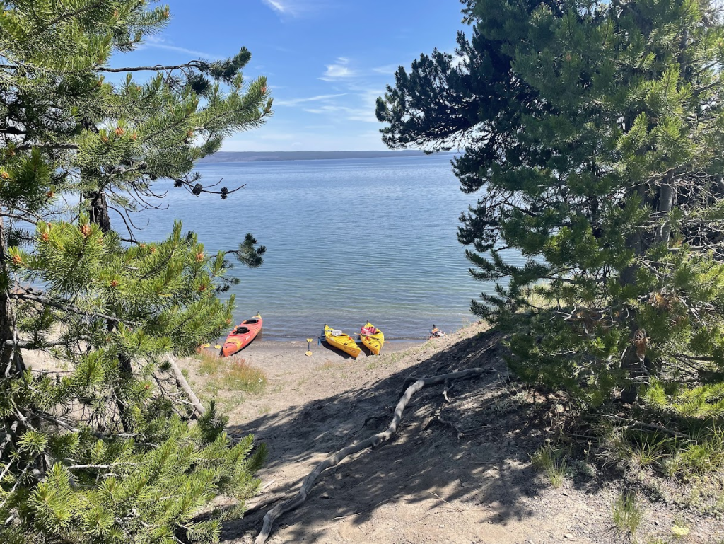 scenic kayaking trips in Yellowstone